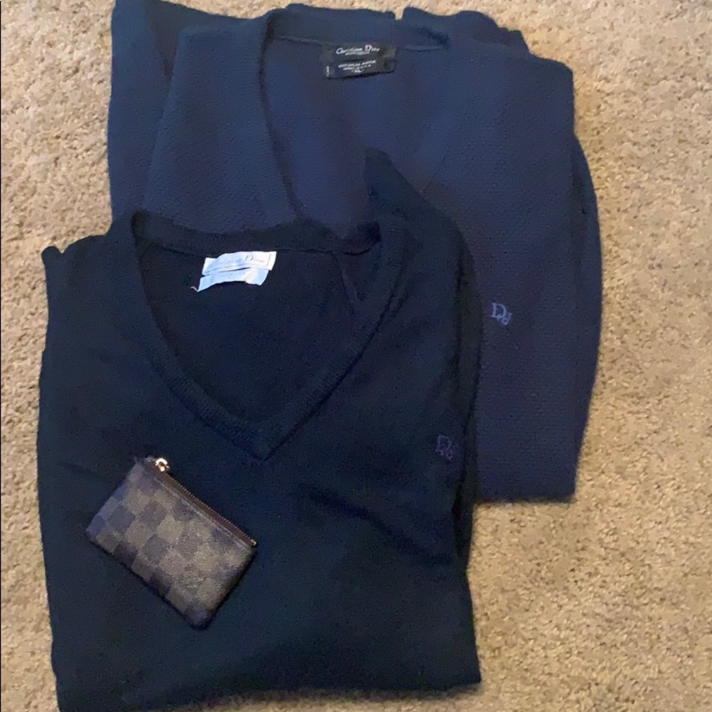 2 Vintage Dior Sweaters.